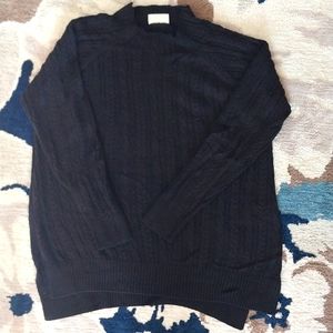Bleu Gray Cable Knit Sweater for Women